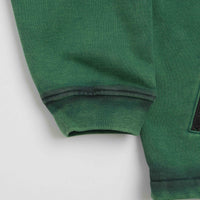 The Trilogy Tapes Spray Funnel Neck Jacket in Sea Moss Green and Back thumbnail