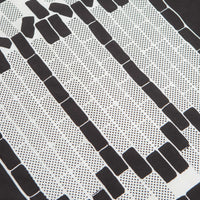 The Trilogy Tapes Tetris Teeth T-Shirt in Black and Glow In The Dark thumbnail