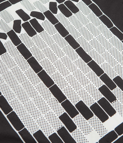 The Trilogy Tapes Tetris Teeth T-Shirt in Black and Glow In The Dark