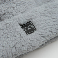 The Trilogy Tapes Thick Fleece Beanie in Light Grey thumbnail