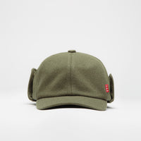 The Trilogy Tapes Trapper Cap in Olive thumbnail