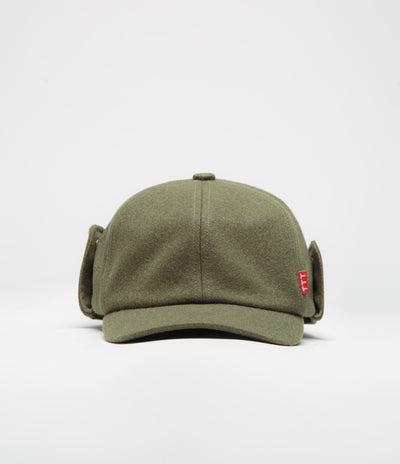 The Trilogy Tapes Trapper Cap in Olive