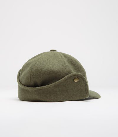The Trilogy Tapes Trapper Cap in Olive