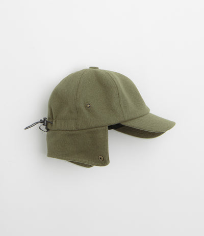 The Trilogy Tapes Trapper Cap in Olive