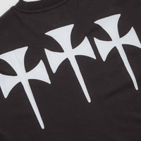 The Trilogy Tapes Tunic Long Sleeve T-Shirt in Black thumbnail