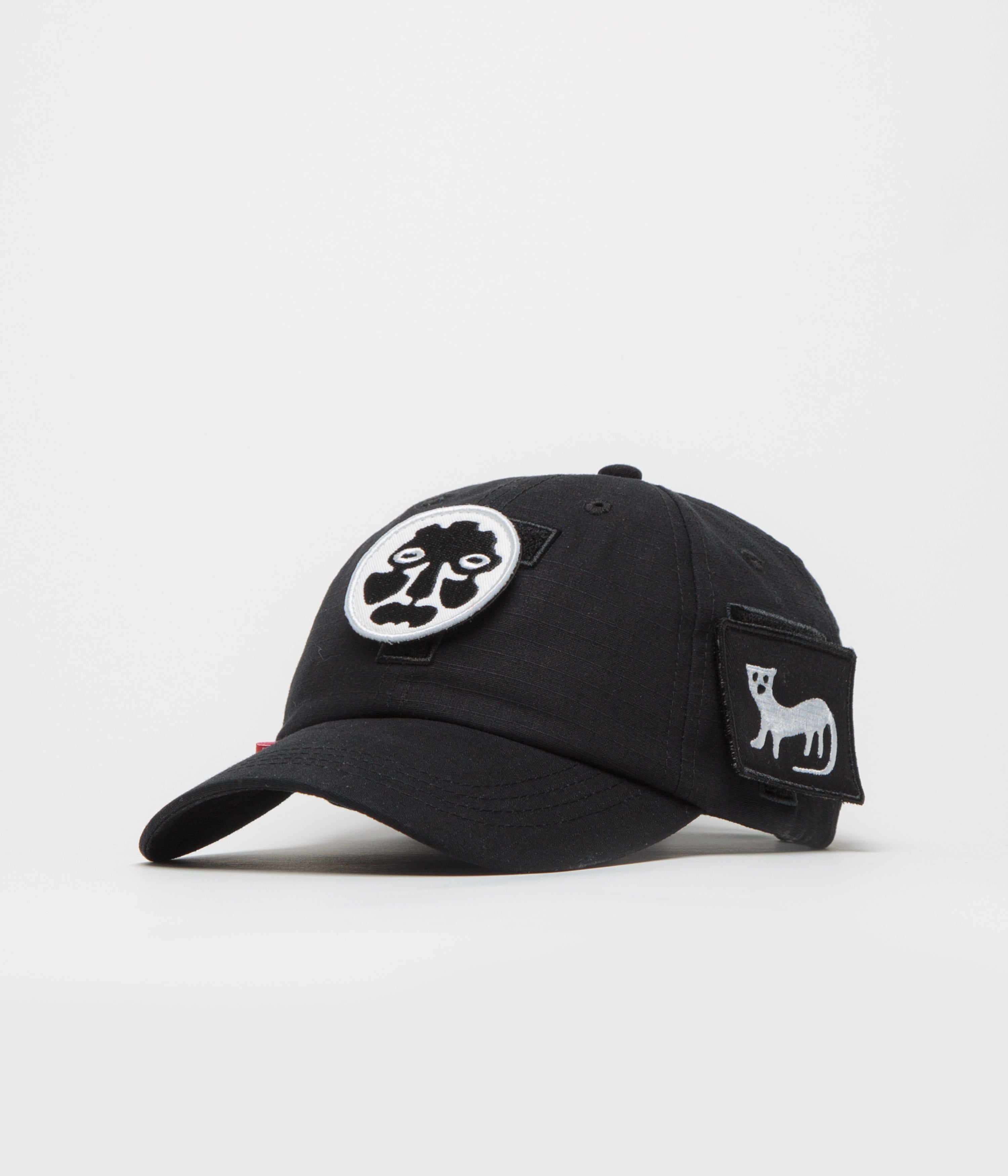 The Trilogy Tapes Velcro Patch Cap in Black