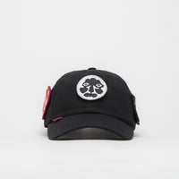 The Trilogy Tapes Velcro Patch Cap in Black thumbnail