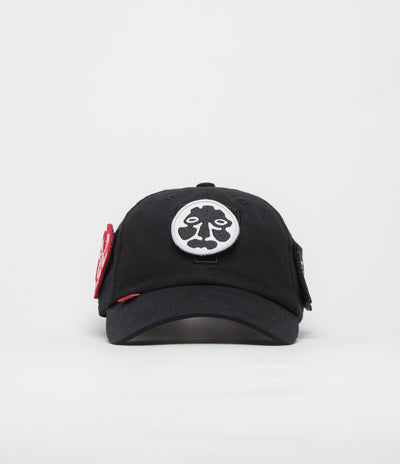 The Trilogy Tapes Velcro Patch Cap in Black