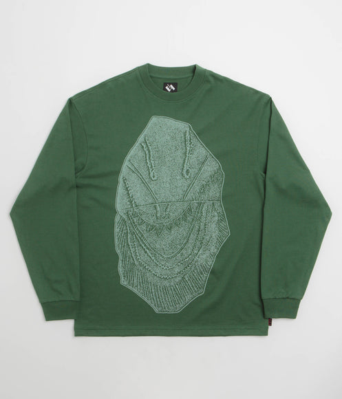 The Trilogy Tapes Visitor Long Sleeve T-Shirt - Green