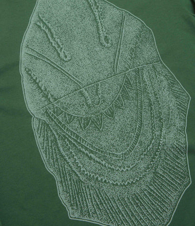 The Trilogy Tapes Visitor Long Sleeve T-Shirt in Green