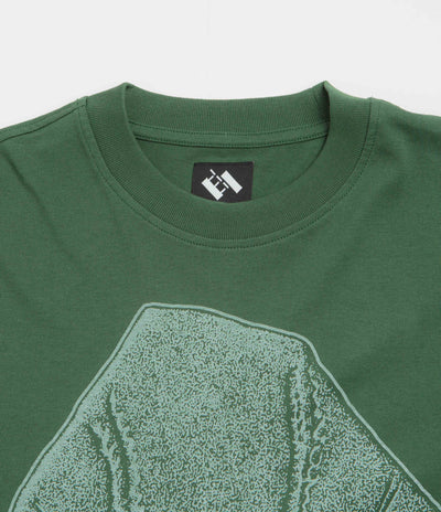 The Trilogy Tapes Visitor Long Sleeve T-Shirt in Green