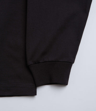 The Trilogy Tapes Winter Glassworks Long Sleeve T-Shirt in Black