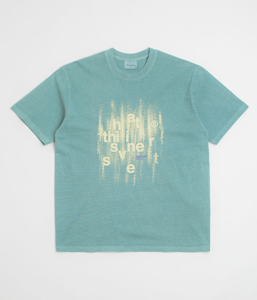thisisneverthat Brushed Paint T-Shirt in Emerald