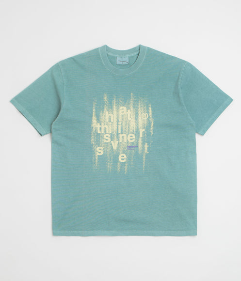 ★thisisneverthat★ Brushed Paint Tee TN250TTSST06 thisisneverthat Brushed Paint T-Shirt - Emerald | Flatspot