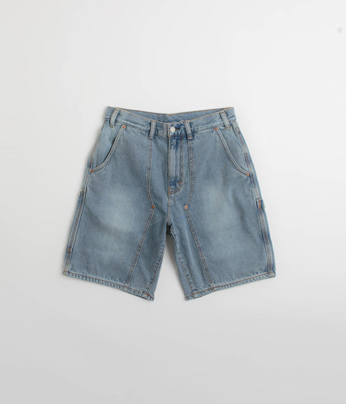 thisisneverthat Denim Carpenter Shorts - Washed Blue