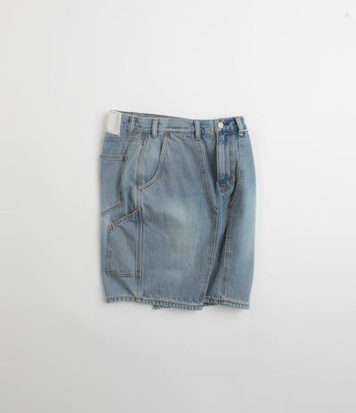 thisisneverthat Denim Carpenter Shorts in Washed Blue