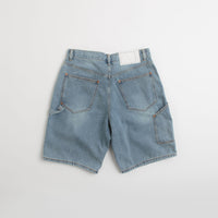 thisisneverthat Denim Carpenter Shorts in Washed Blue thumbnail