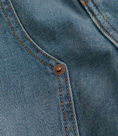 thisisneverthat Denim Carpenter Shorts in Washed Blue