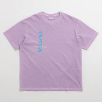 thisisneverthat From The World T-Shirt - Plum thumbnail