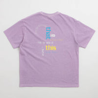 thisisneverthat From The World T-Shirt - Plum thumbnail