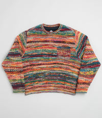 thisisneverthat Gore-Tex Windstopper Reversible Knit Crewneck Sweatshirt in Navy