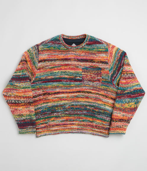 thisisneverthat Gore-Tex Windstopper Reversible Knit Crewneck Sweatshirt - Navy