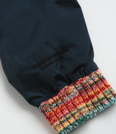 thisisneverthat Gore-Tex Windstopper Reversible Knit Crewneck Sweatshirt - Navy