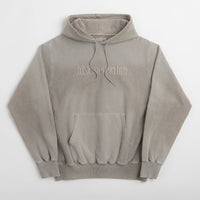thisisneverthat Overdyed Embroidery Hoodie in Desert Grey thumbnail