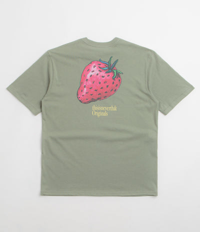 thisisneverthat Strawberry T-Shirt in Light Olive