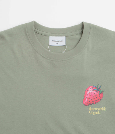 thisisneverthat Strawberry T-Shirt in Light Olive