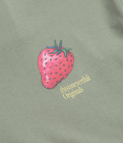 thisisneverthat Strawberry T-Shirt in Light Olive