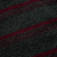 thisisneverthat Striped Velvet Knit Crewneck Sweatshirt - Dark Green thumbnail