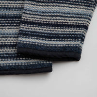 thisisneverthat Striped Wool Knit Sweatshirt - Navy thumbnail