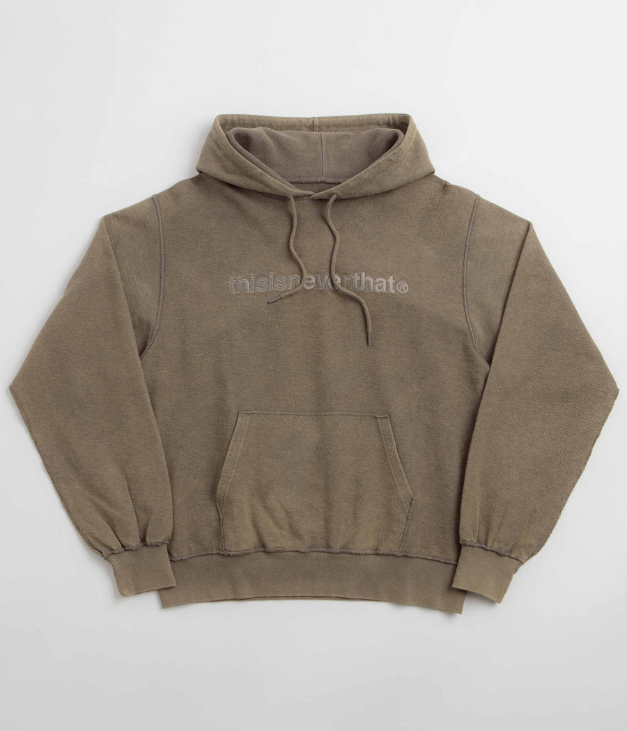 thisisneverthat T-Logo Hoodie - Dark Mocha