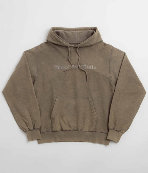 thisisneverthat T-Logo Hoodie - Dark Mocha