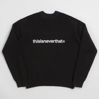 thisisneverthat T-Logo Knit Sweatshirt - Black thumbnail