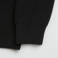 thisisneverthat T-Logo Knit Sweatshirt - Black thumbnail
