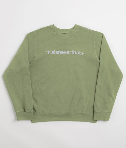 thisisneverthat T-Logo LT Crewneck Sweatshirt - Moss