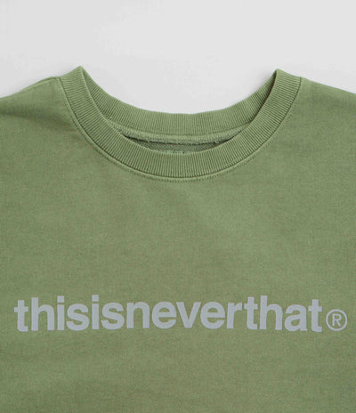 thisisneverthat T-Logo LT Crewneck Sweatshirt in Moss