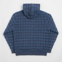 thisisneverthat Textured Knit Zip Hoodie - Navy thumbnail