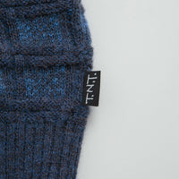 thisisneverthat Textured Knit Zip Hoodie - Navy thumbnail