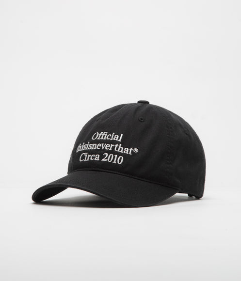 帽子 thisisneverthat Times Cap Black thisisneverthat Times Cap - Black | Flatspot