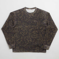 thisisneverthat Waffle Long Sleeve T-Shirt - Dark Brown thumbnail
