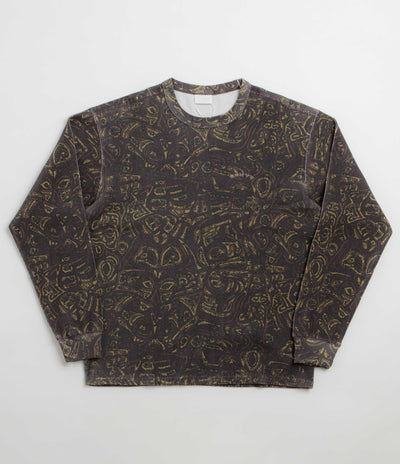 thisisneverthat Waffle Long Sleeve T-Shirt - Dark Brown