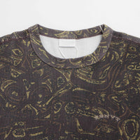thisisneverthat Waffle Long Sleeve T-Shirt - Dark Brown thumbnail