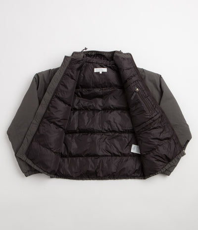 thisisneverthat Washed Down Puffer Jacket - Charcoal