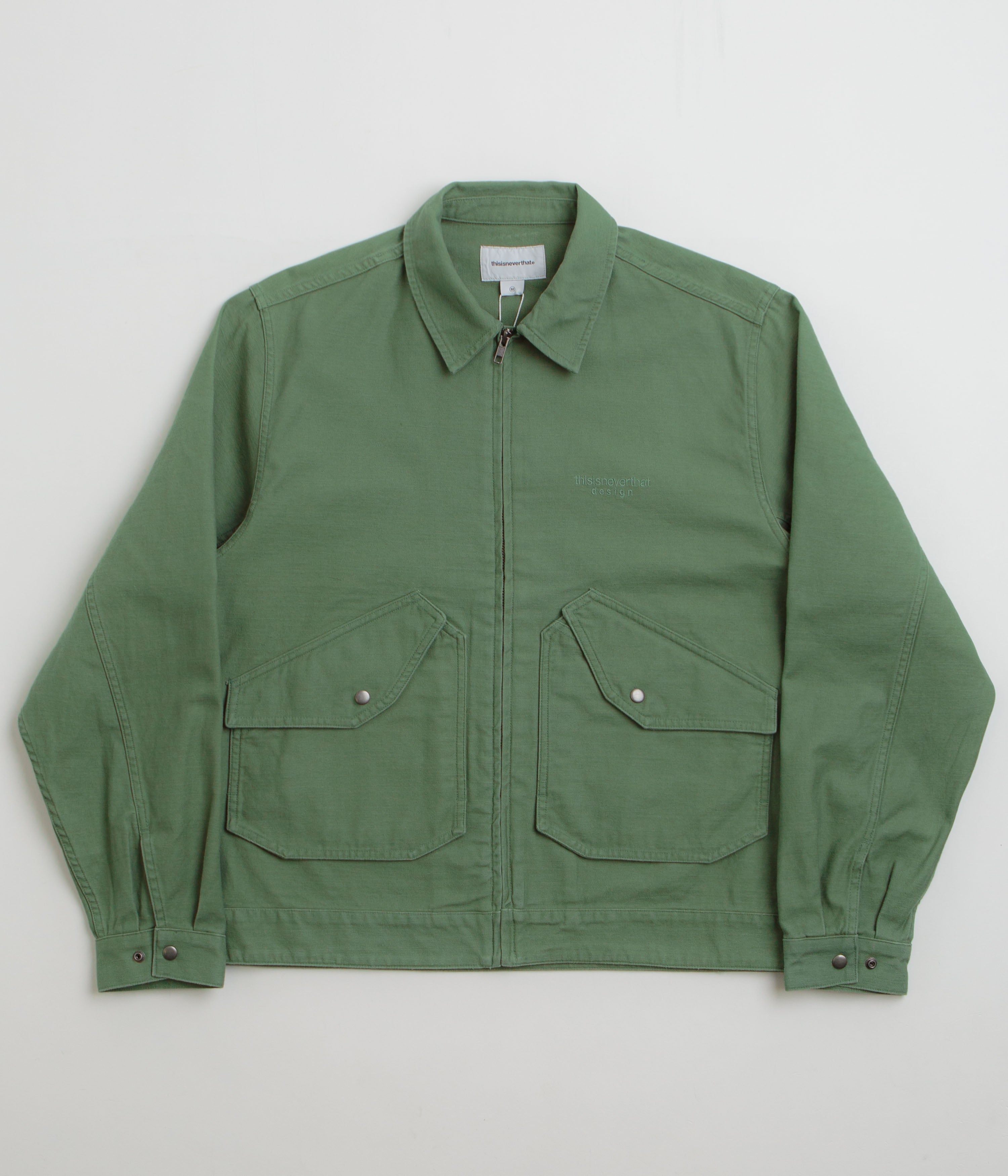 thisisneverthat Washed Work Jacket in Green