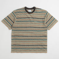 thisisneverthat Wave Jacquard T-Shirt in Burnt Orange thumbnail