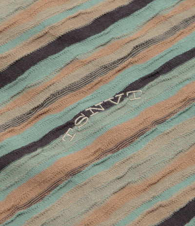 thisisneverthat Wave Jacquard T-Shirt in Burnt Orange