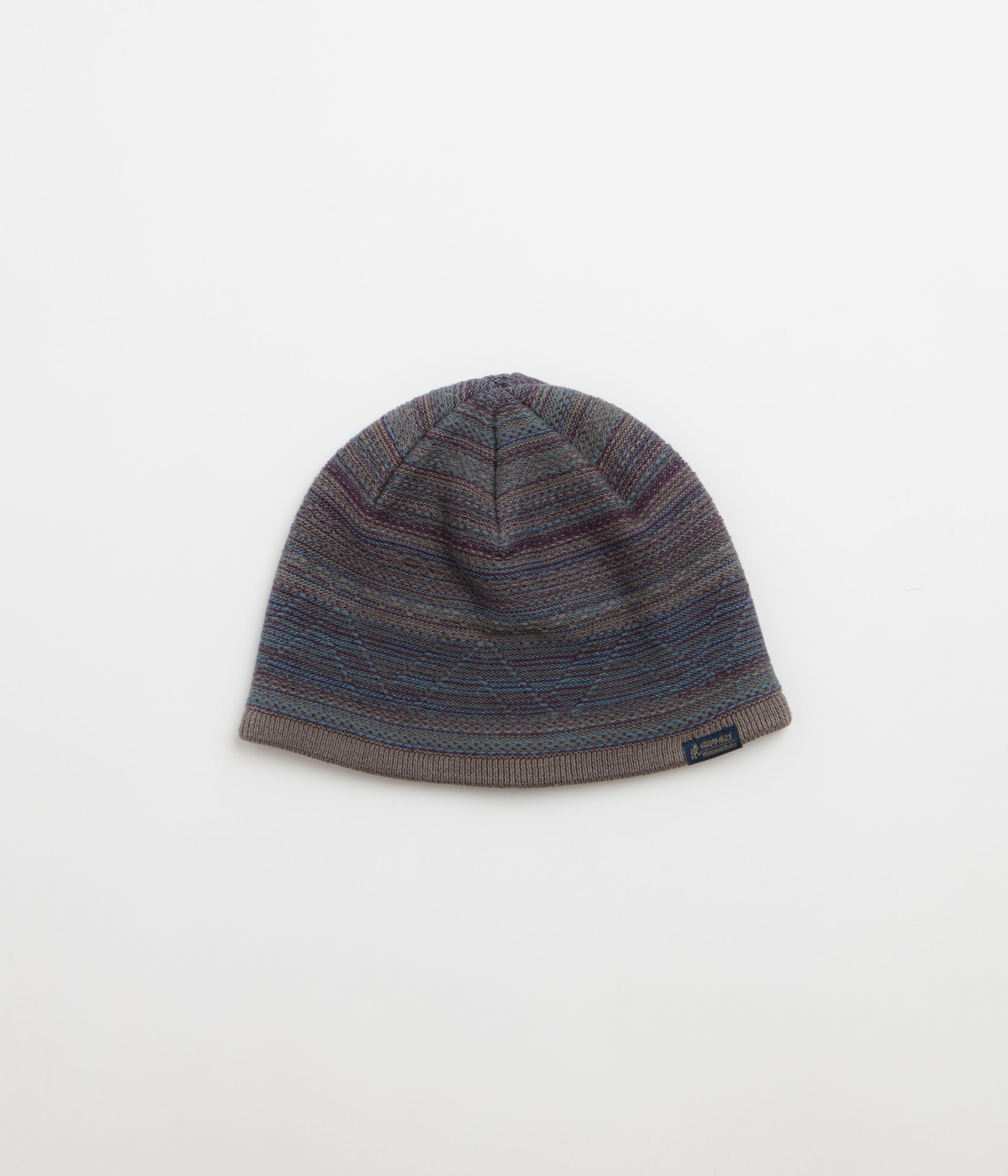 thisisneverthat x Gramicci Pattern Knit Beanie in Light Navy